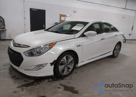 2013 Hyundai Sonata Hybrid Limited z USA, uszkodzony, nr VIN KMHEC4A45DA091915